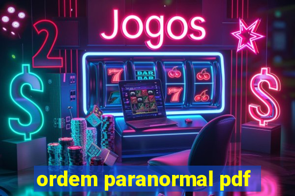 ordem paranormal pdf